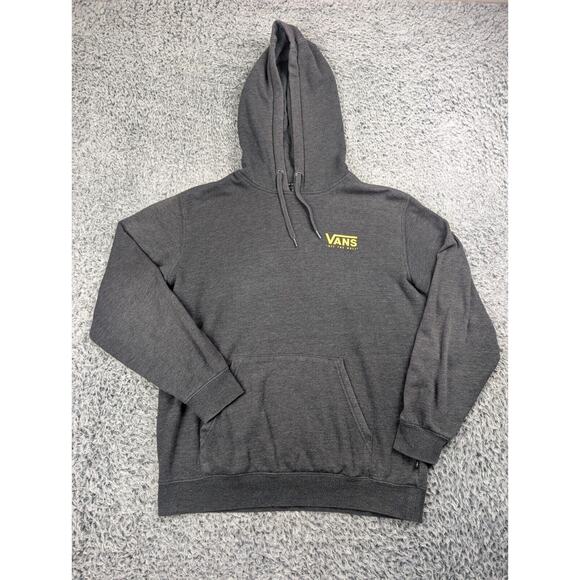 Vans Other - Vans Hoodie Men Medium Gray Outdoor Sweater Skater Streetwear Grunge Pullover